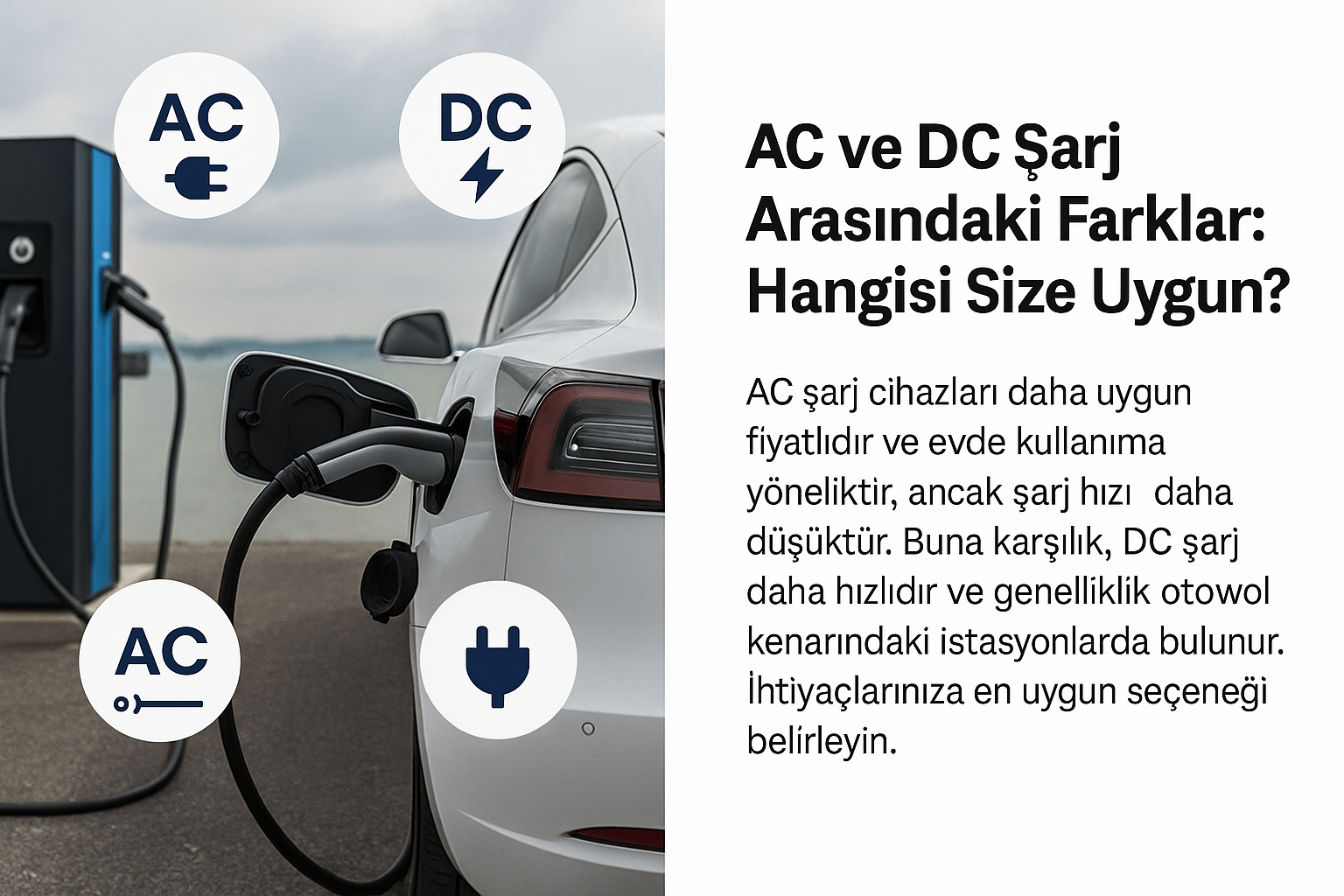 AC ve DC Şarj Arasındaki Farklar